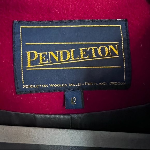 EUC Pendleton Women’s Hooded Wool Coat size 12 in Gray - Picture 10 of 12